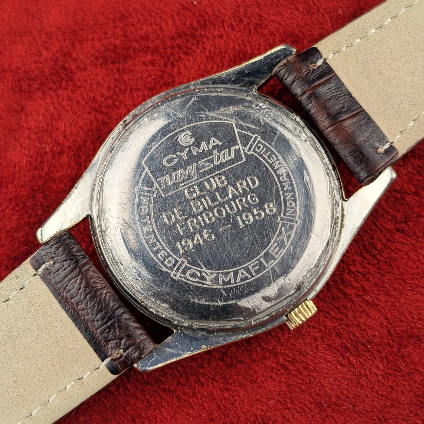 Cyma Navystar 1958 Billard Club Fribourg