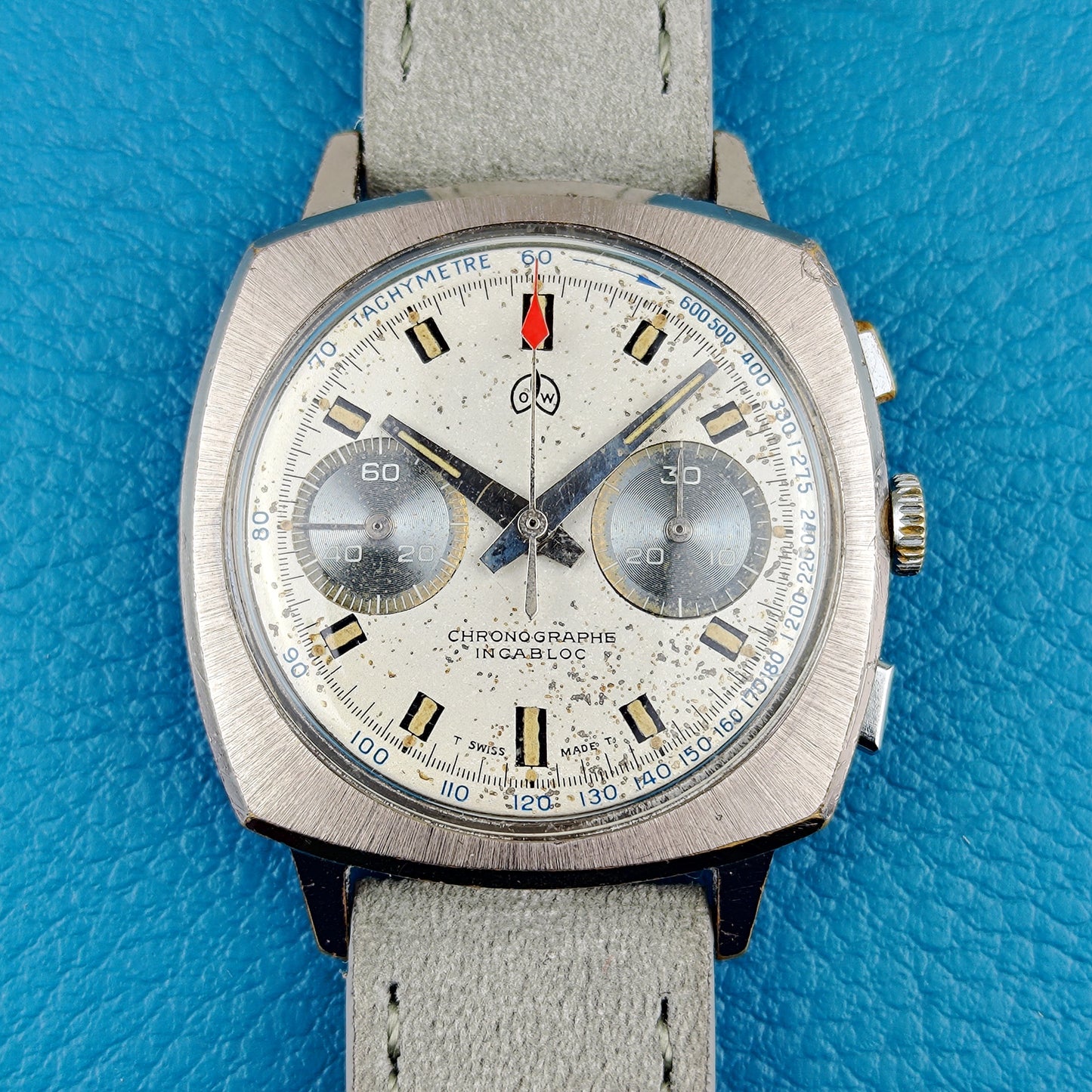 Ollech & Wajs Cushion Chronograph