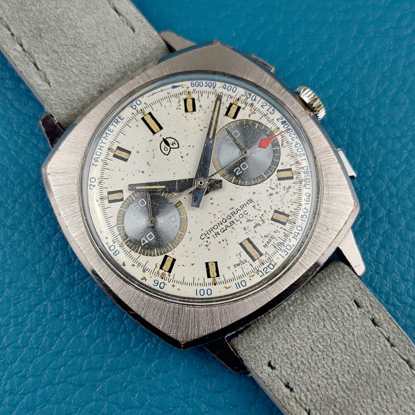 Ollech & Wajs Cushion Chronograph