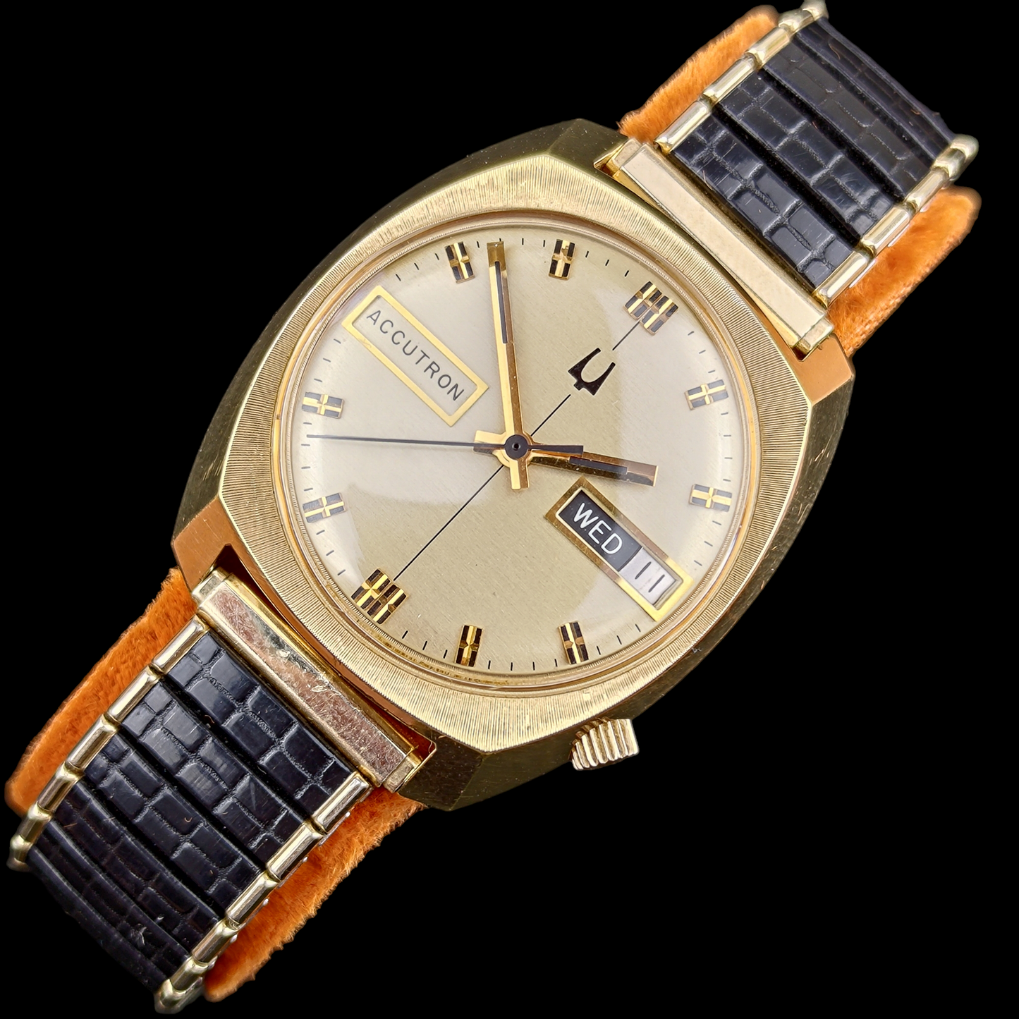 Bulova Accutron "Rollins Leasing Corp." 1977 with Box