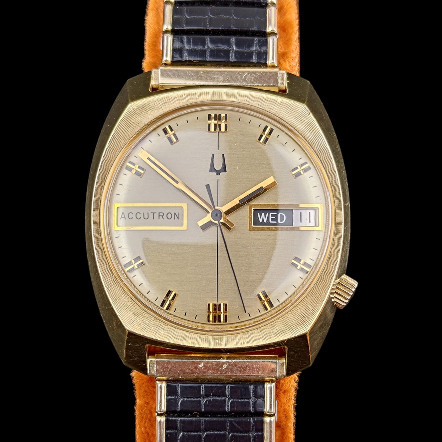 Bulova Accutron "Rollins Leasing Corp." 1977 with Box