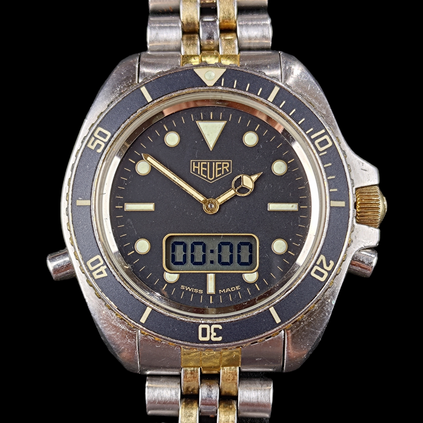 Heuer Professional Diver Chronograph Analog-Digital