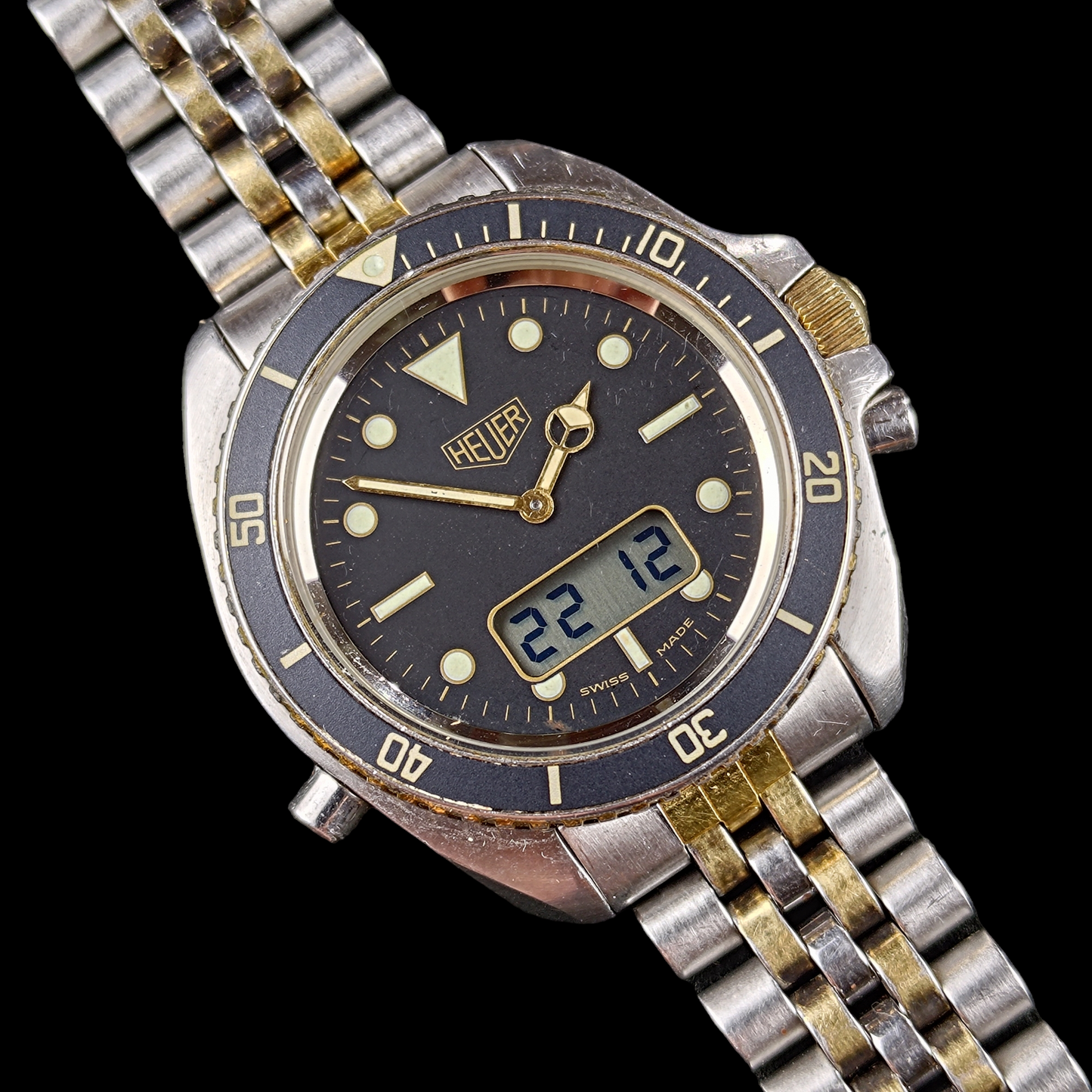 Heuer Professional Diver Chronograph Analog-Digital