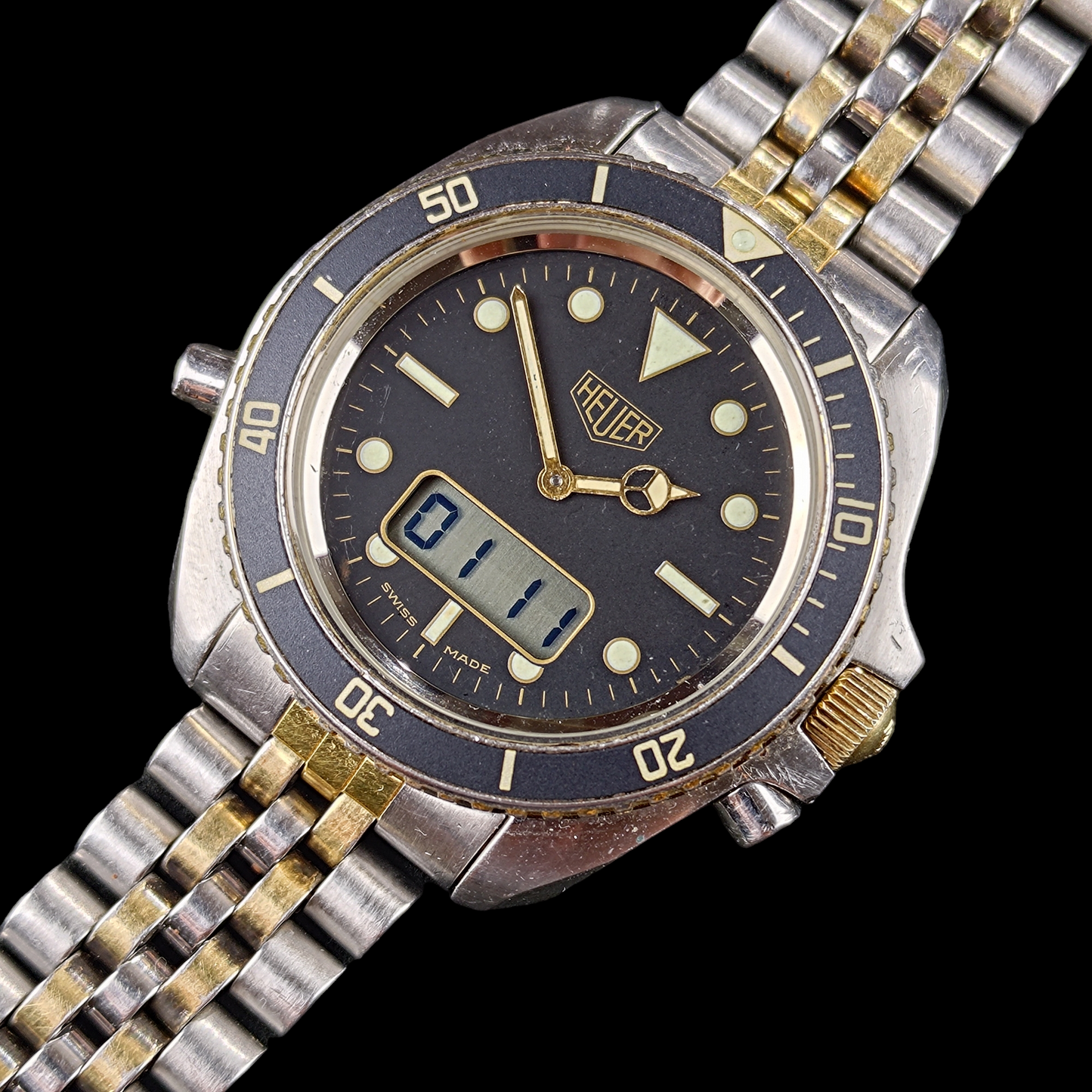 Heuer Professional Diver Chronograph Analog-Digital