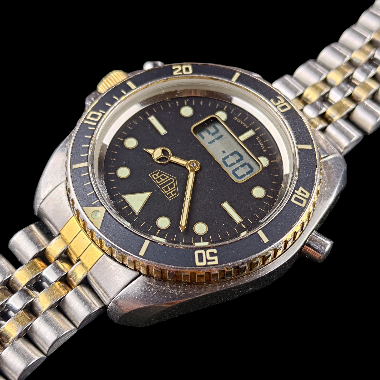 Heuer Professional Diver Chronograph Analog-Digital