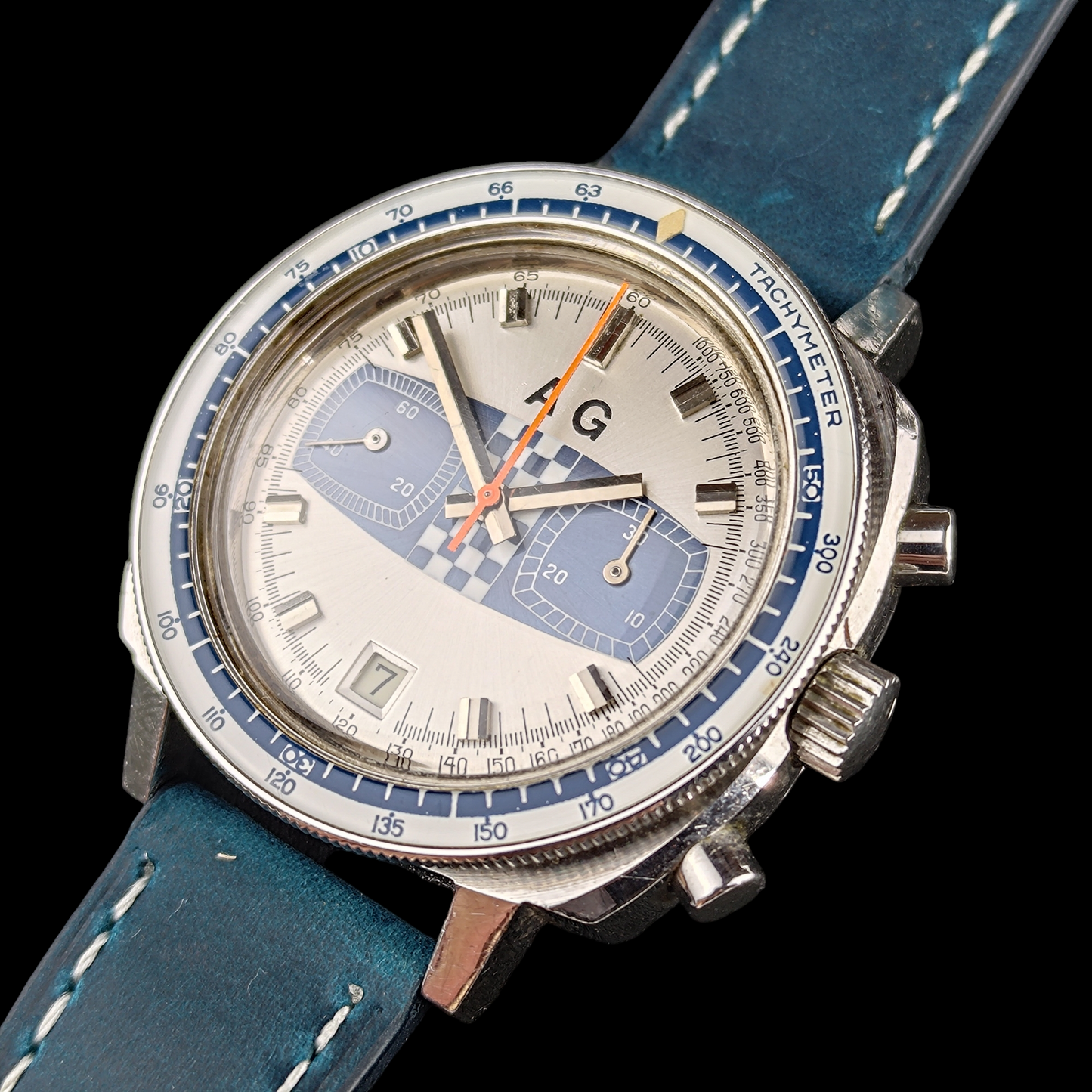 AG Racing Chronograph - "Bakelite" Bezel - 7734