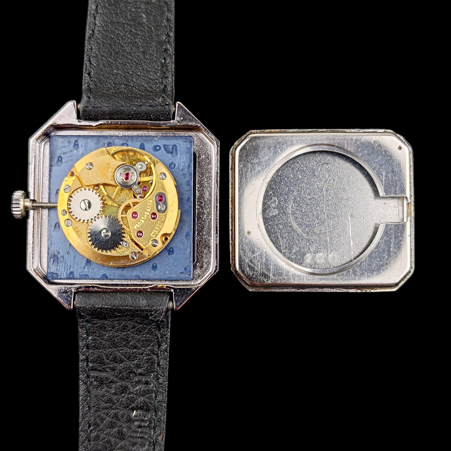 Favre-Leuba Octagon Blue - 1980s
