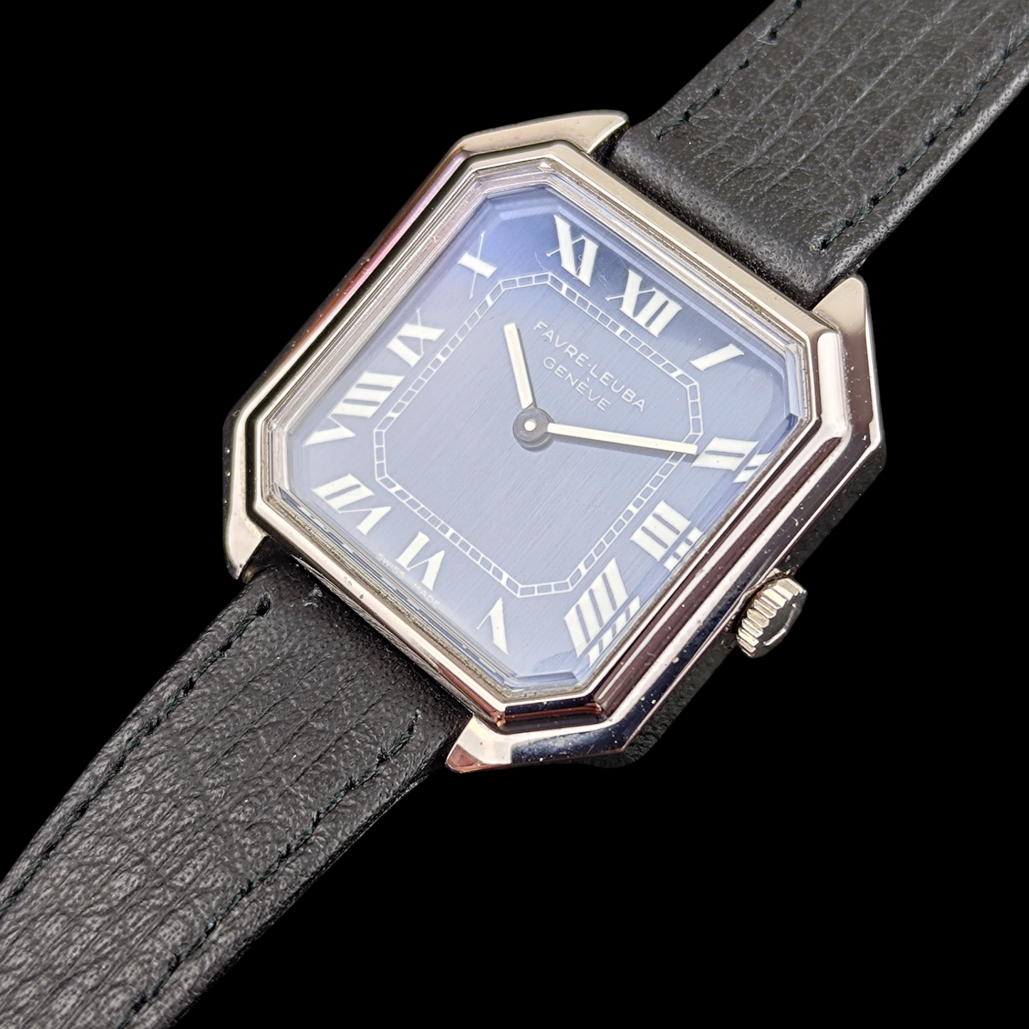 Favre-Leuba Octagon Blue - 1980s