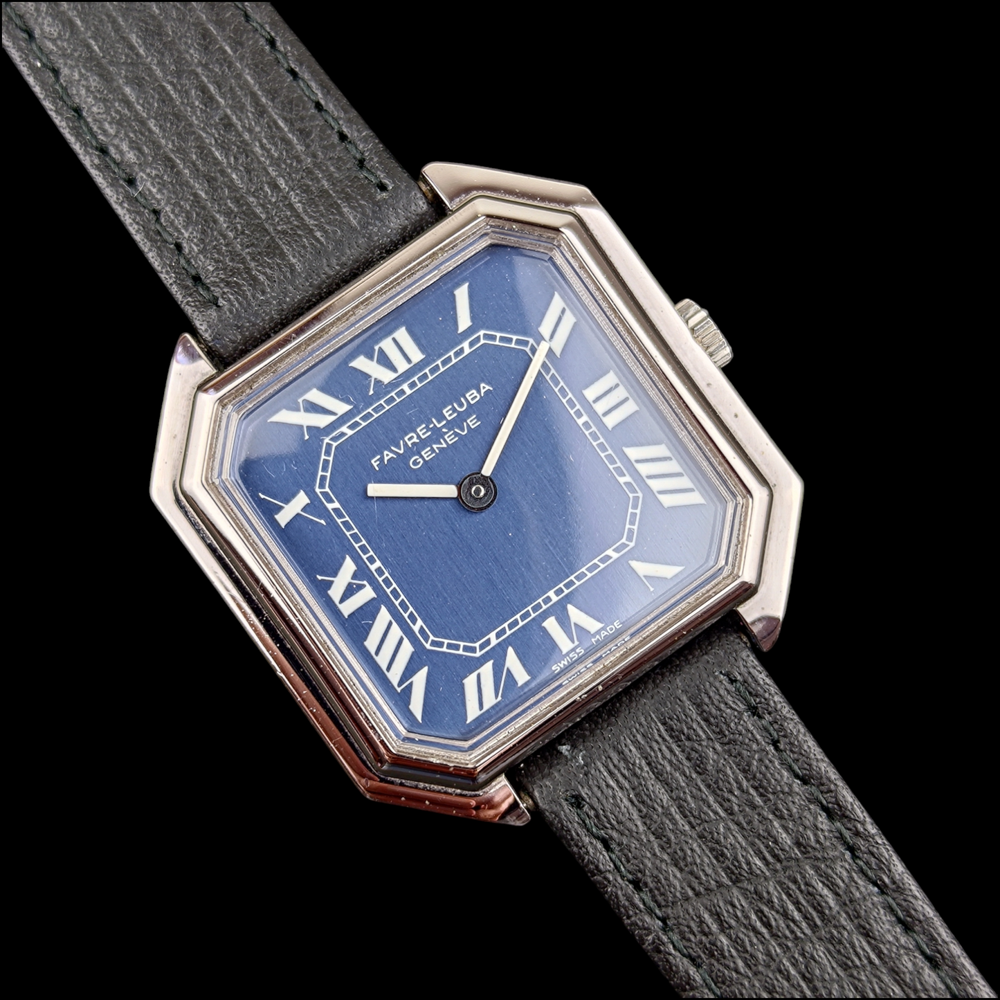 Favre-Leuba Octagon Blue - 1980s