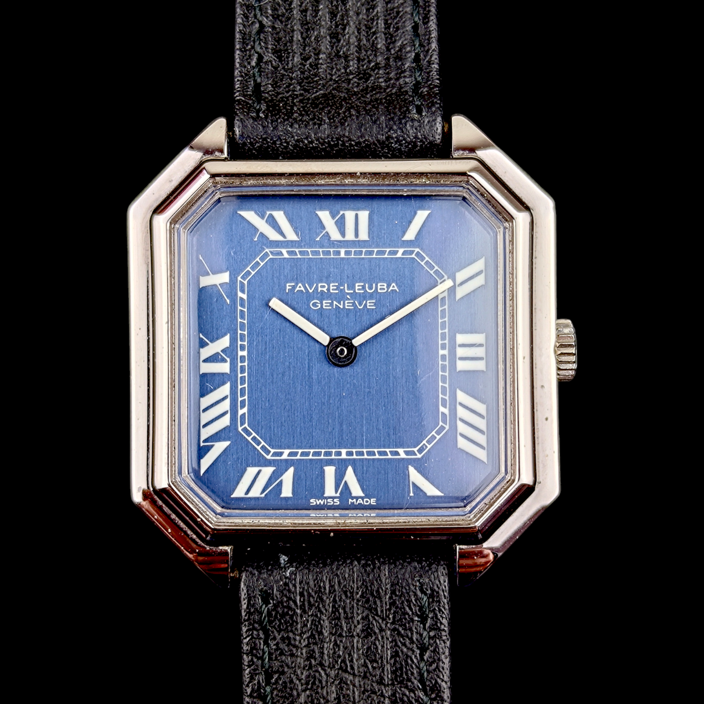 Favre-Leuba Octagon Blue - 1980s