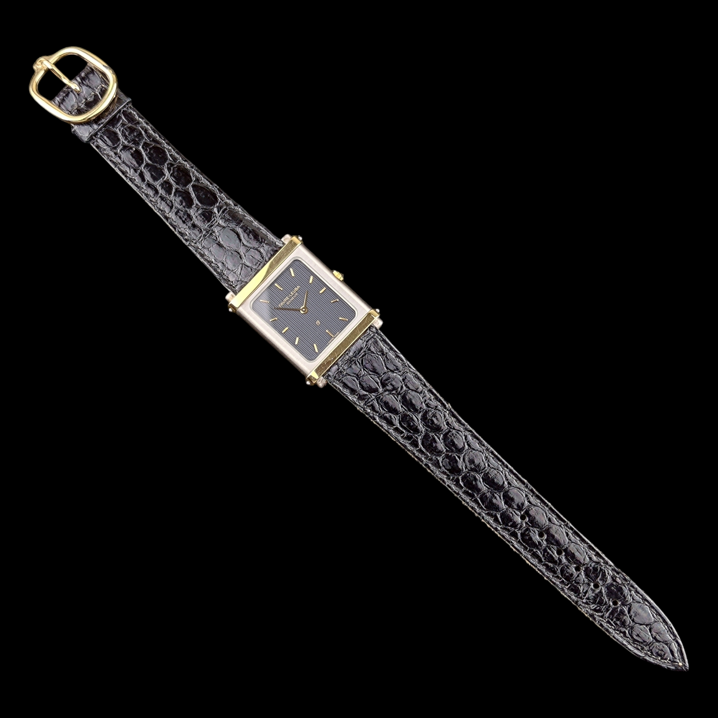 Favre-Leuba Q Two Tone Rectangle - 1980s