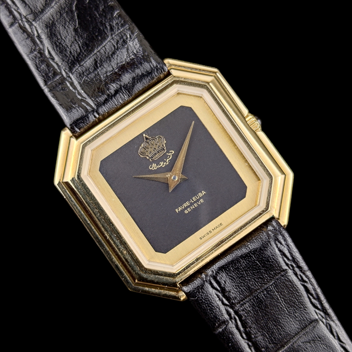 Favre-Leuba Octagon for King Hussein of Jordan - 1980s