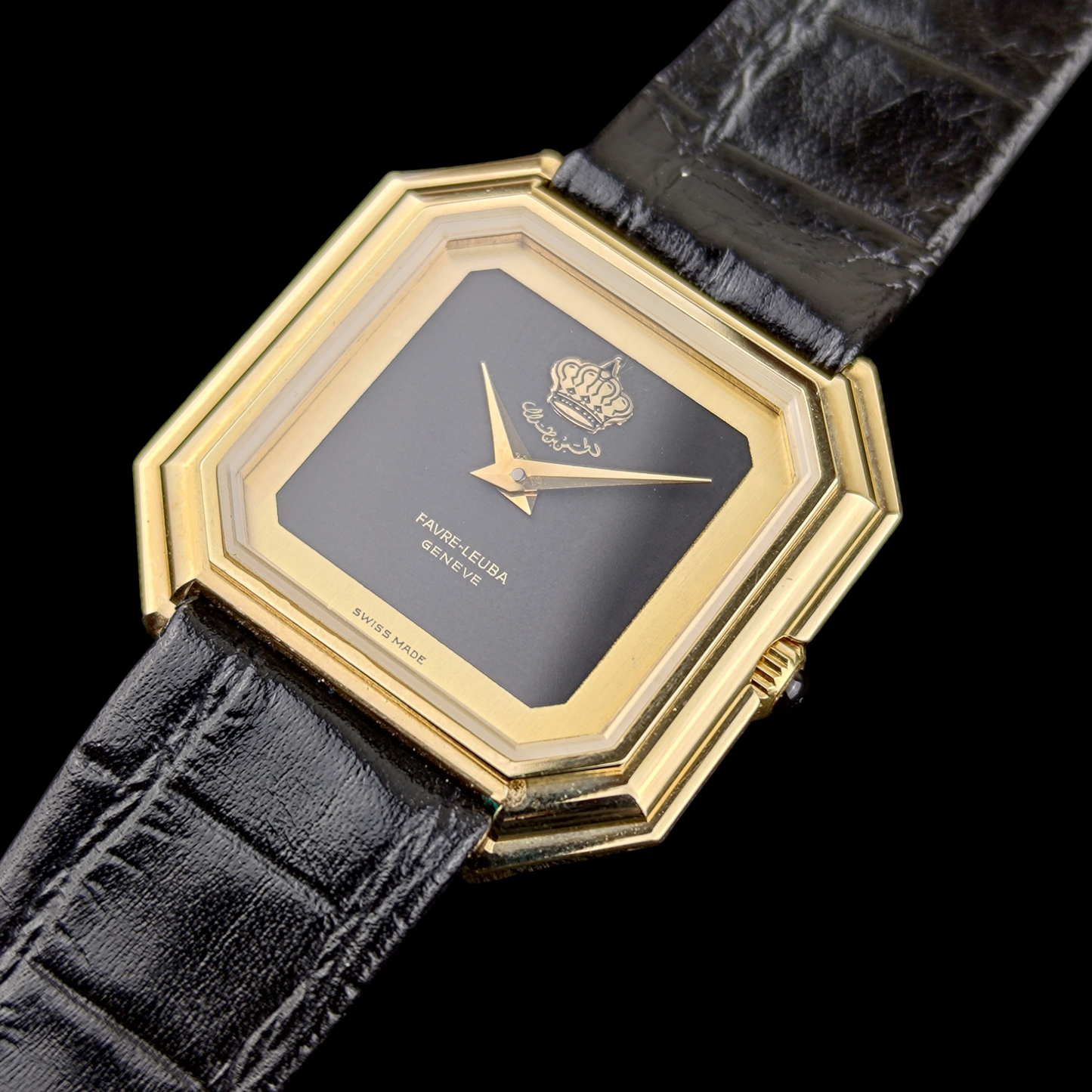 Favre-Leuba Octagon for King Hussein of Jordan - 1980s