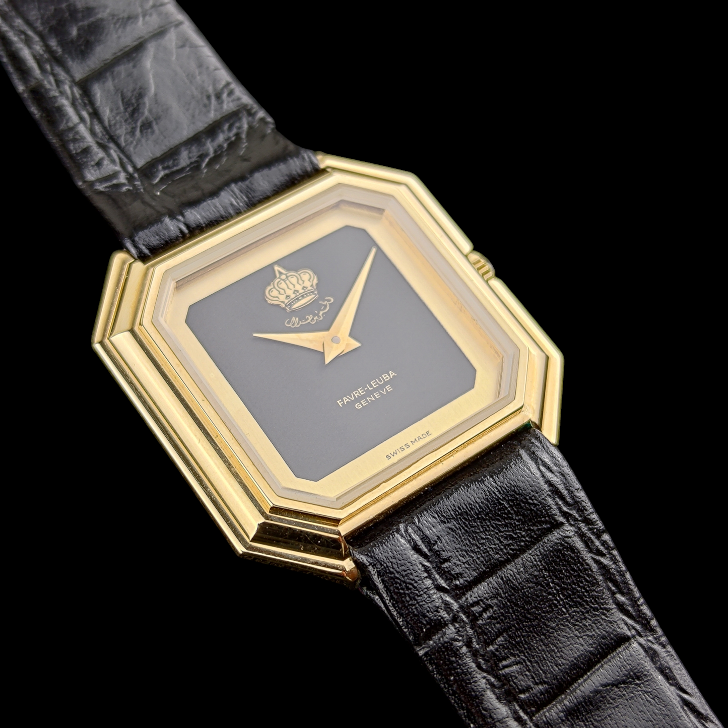 Favre-Leuba Octagon for King Hussein of Jordan - 1980s