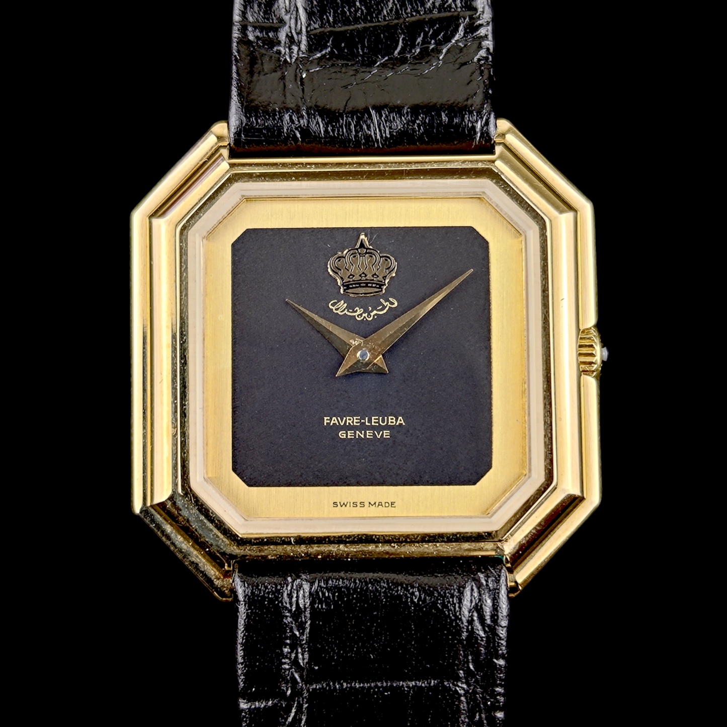 Favre-Leuba Octagon for King Hussein of Jordan - 1980s