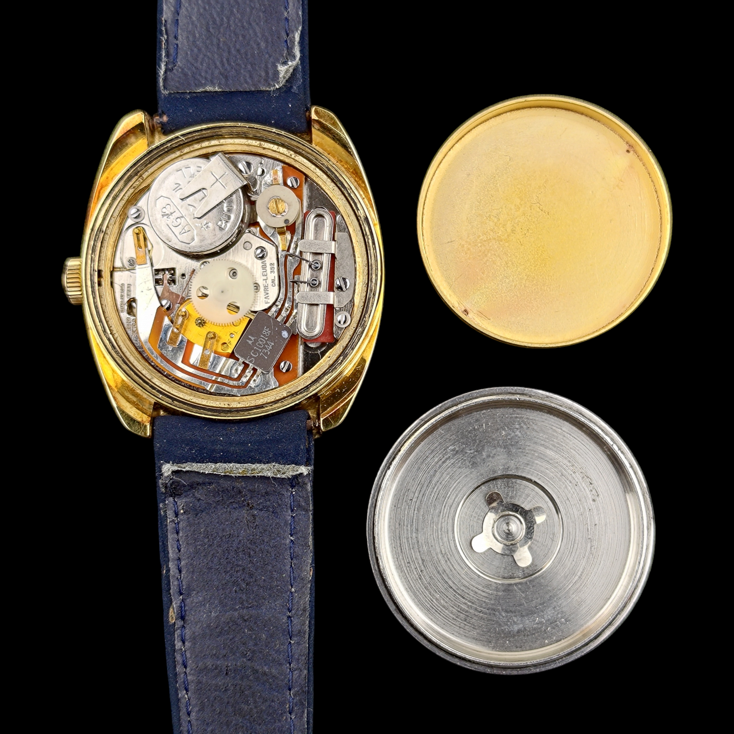 Favre-Leuba Quartz 32768Hz - Girard-Perregaux 353 - 1970s