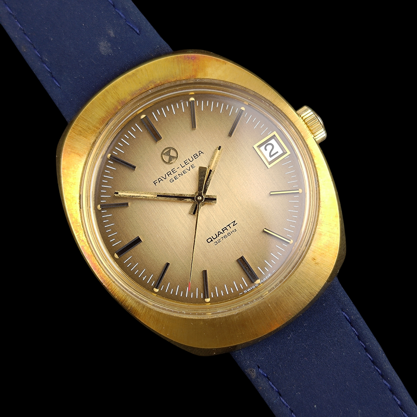 Favre-Leuba Quartz 32768Hz - Girard-Perregaux 353 - 1970s