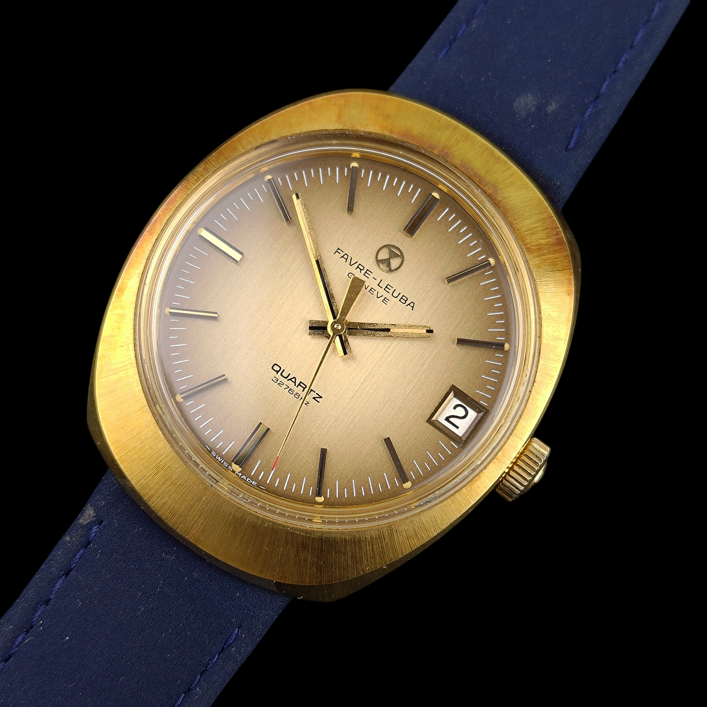 Favre-Leuba Quartz 32768Hz - Girard-Perregaux 353 - 1970s