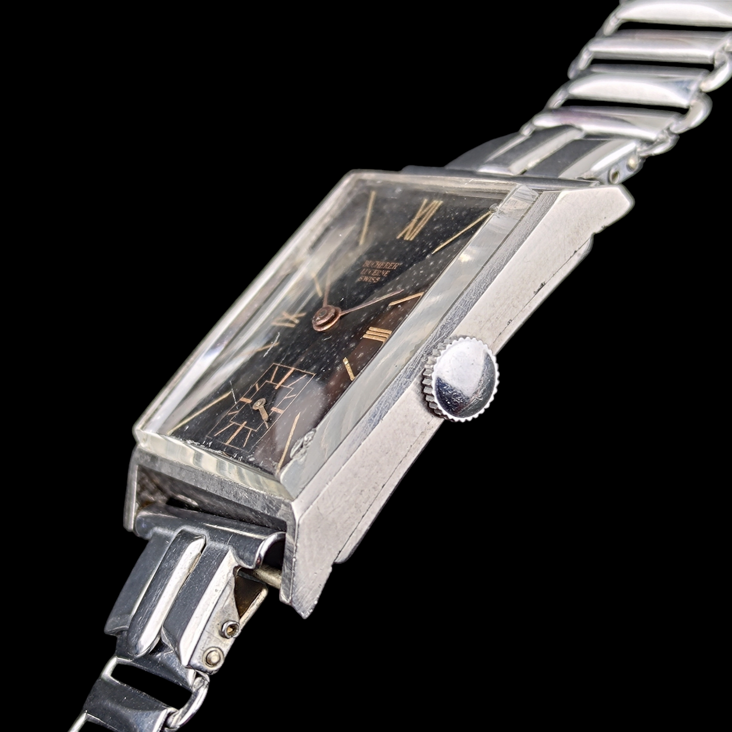Bucherer Lucerne Tank - 1930s - ZRC Bracelet