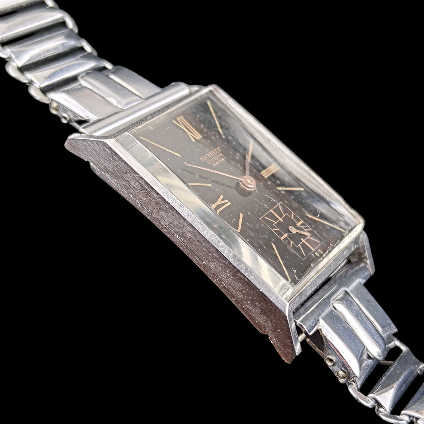 Bucherer Lucerne Tank - 1930s - ZRC Bracelet