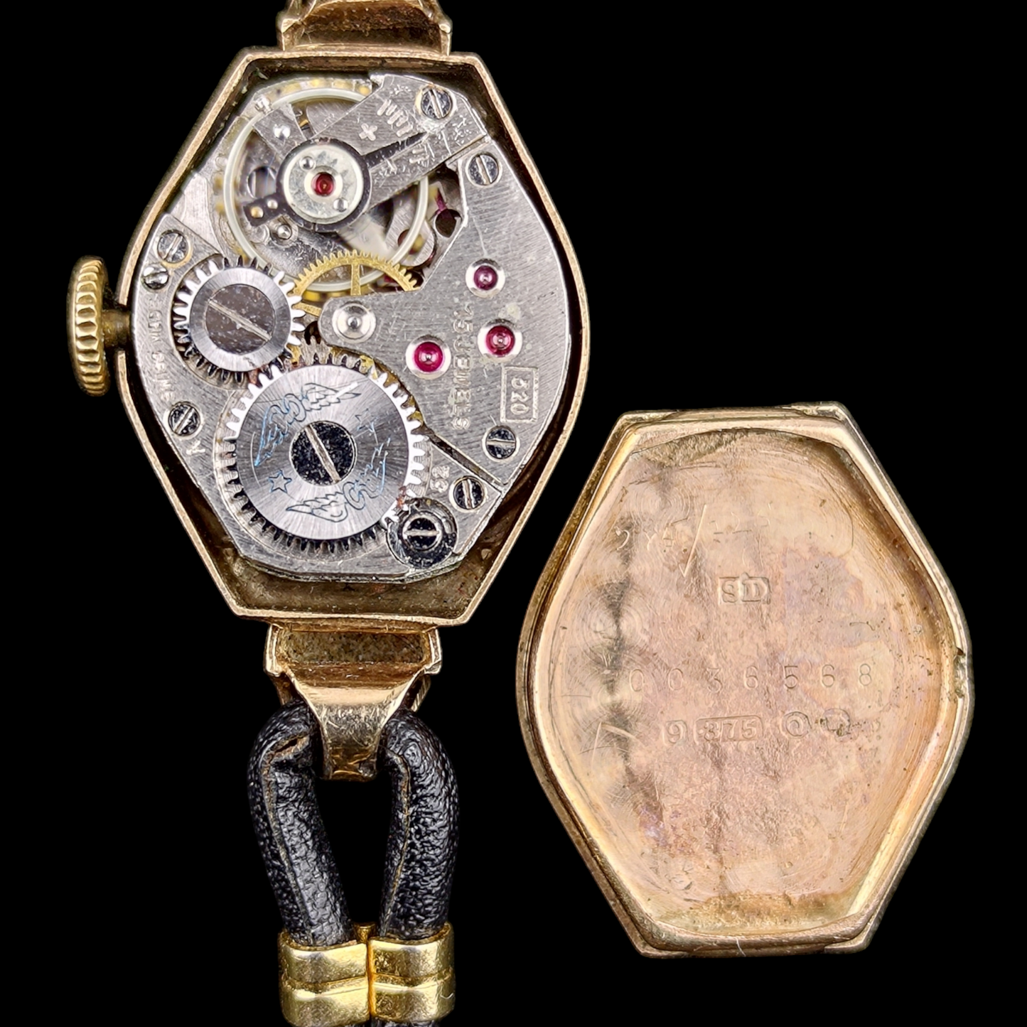 Rotary Cocktail 9k Gold