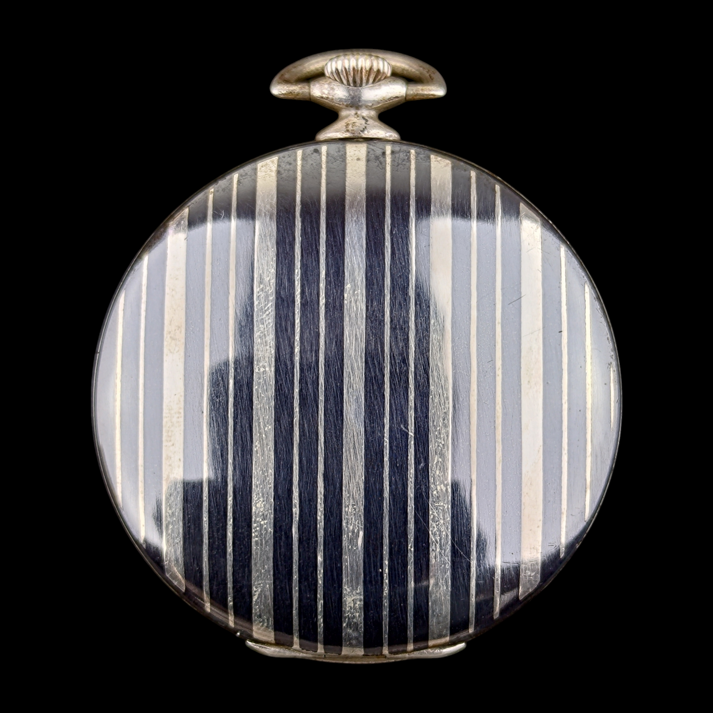 Record Pocket Watch - Niel Silver case - Coin Edge