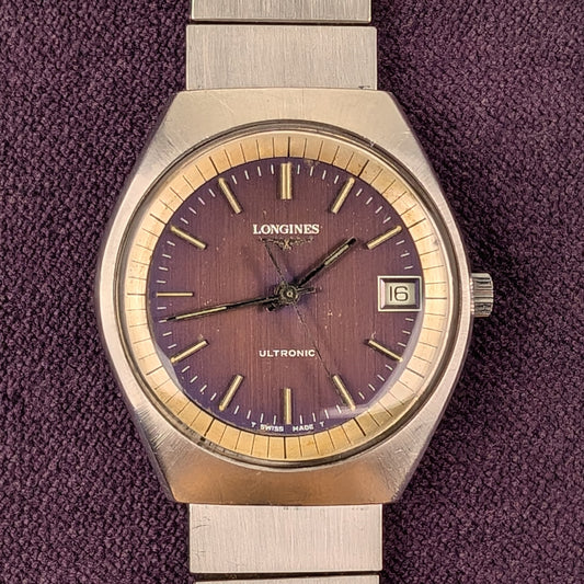 Longines Ultronic - Purple Patina - Tuning Fork