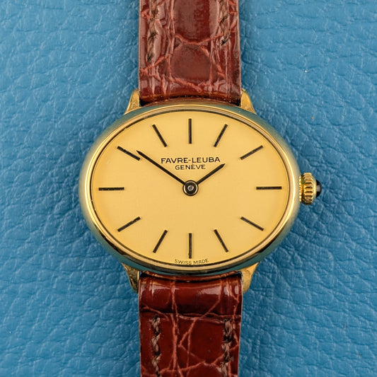 Favre-Leuba Gold Ellipse