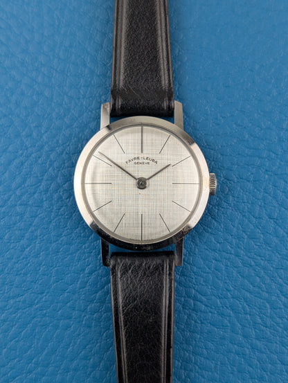 Favre-Leuba Silver Linen