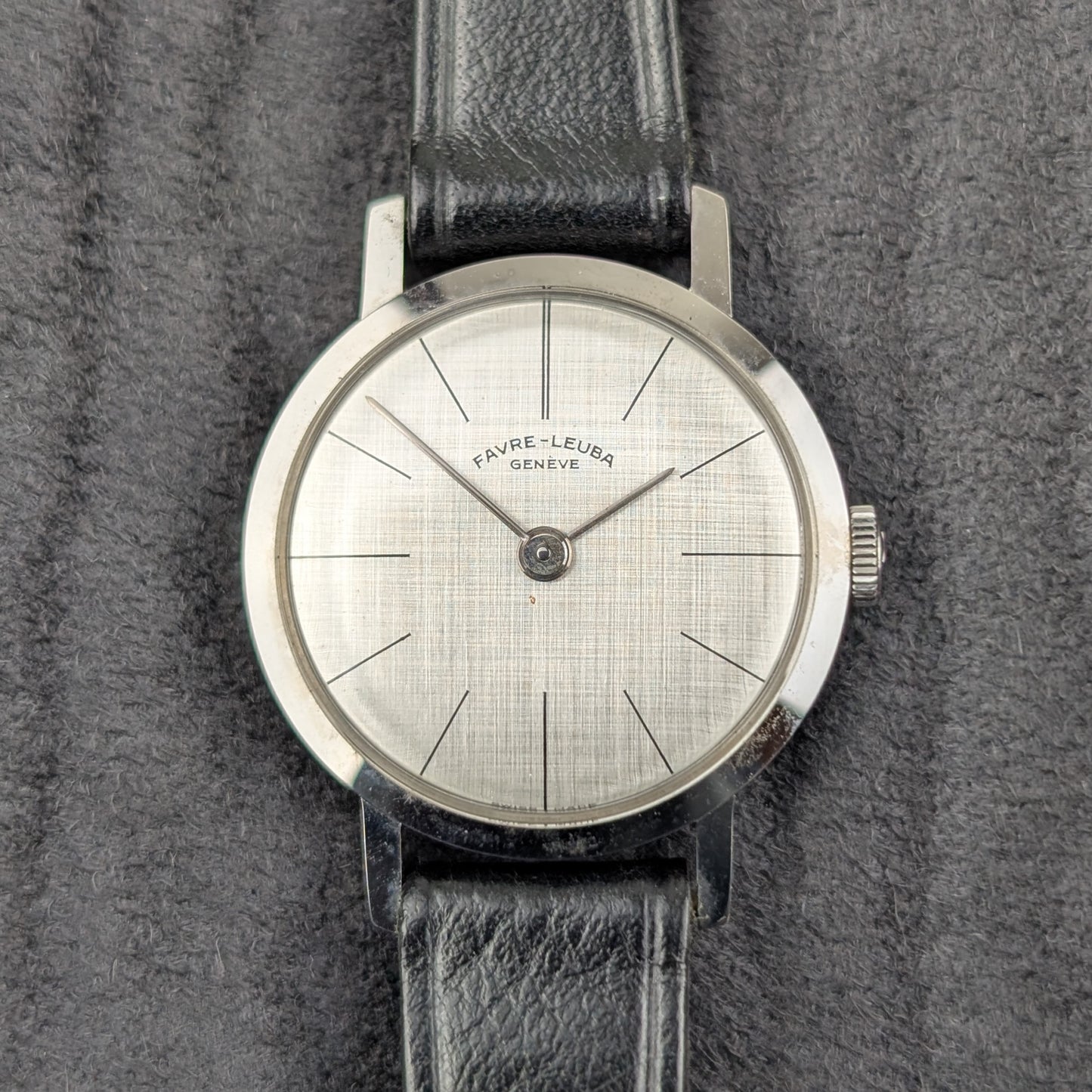 Favre-Leuba Silver Linen