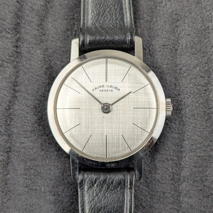 Favre-Leuba Silver Linen