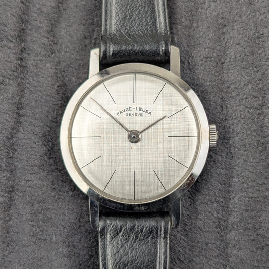 Favre-Leuba Silver Linen