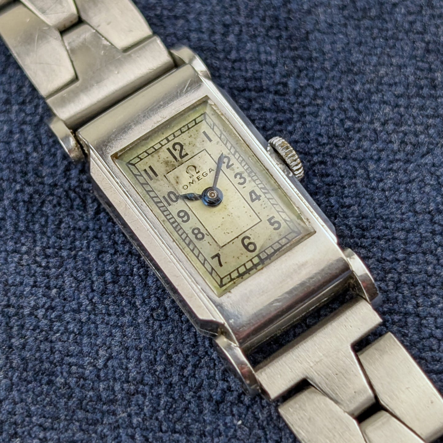 Omega Rectangle Art Deco