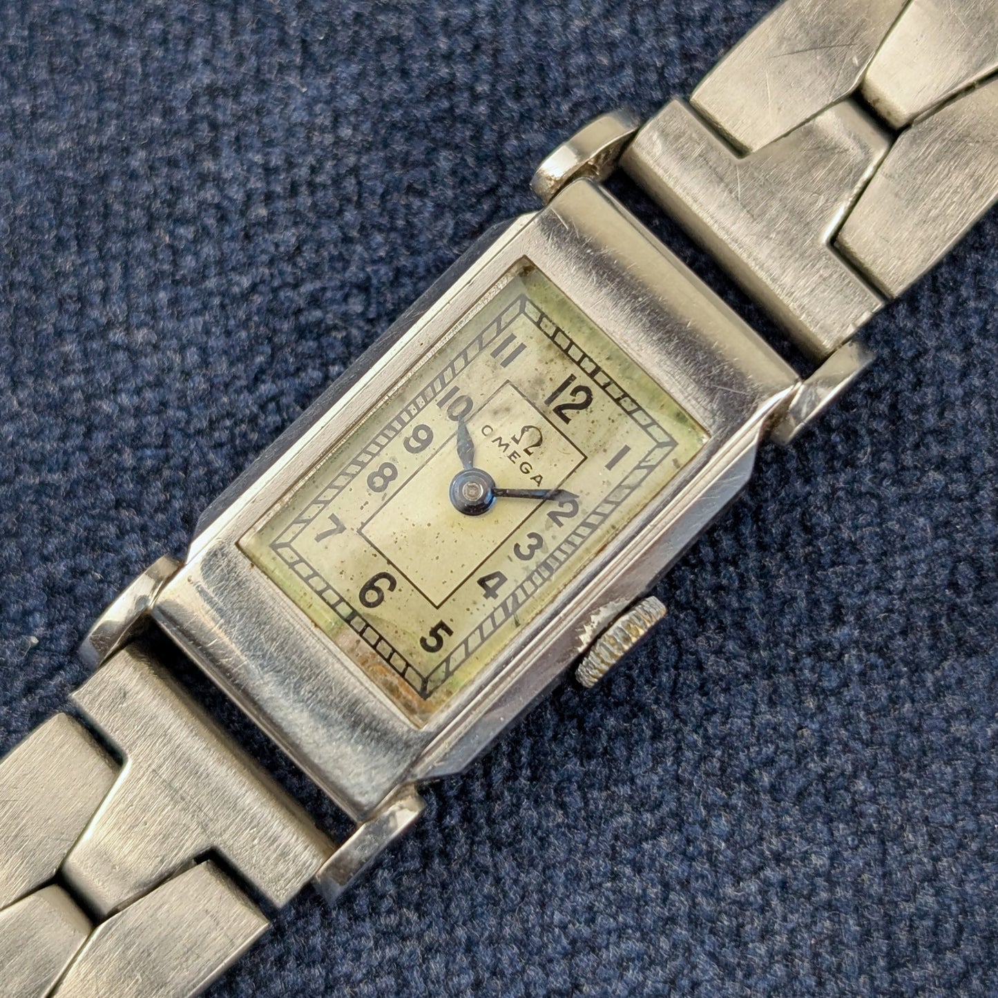 Omega Rectangle Art Deco