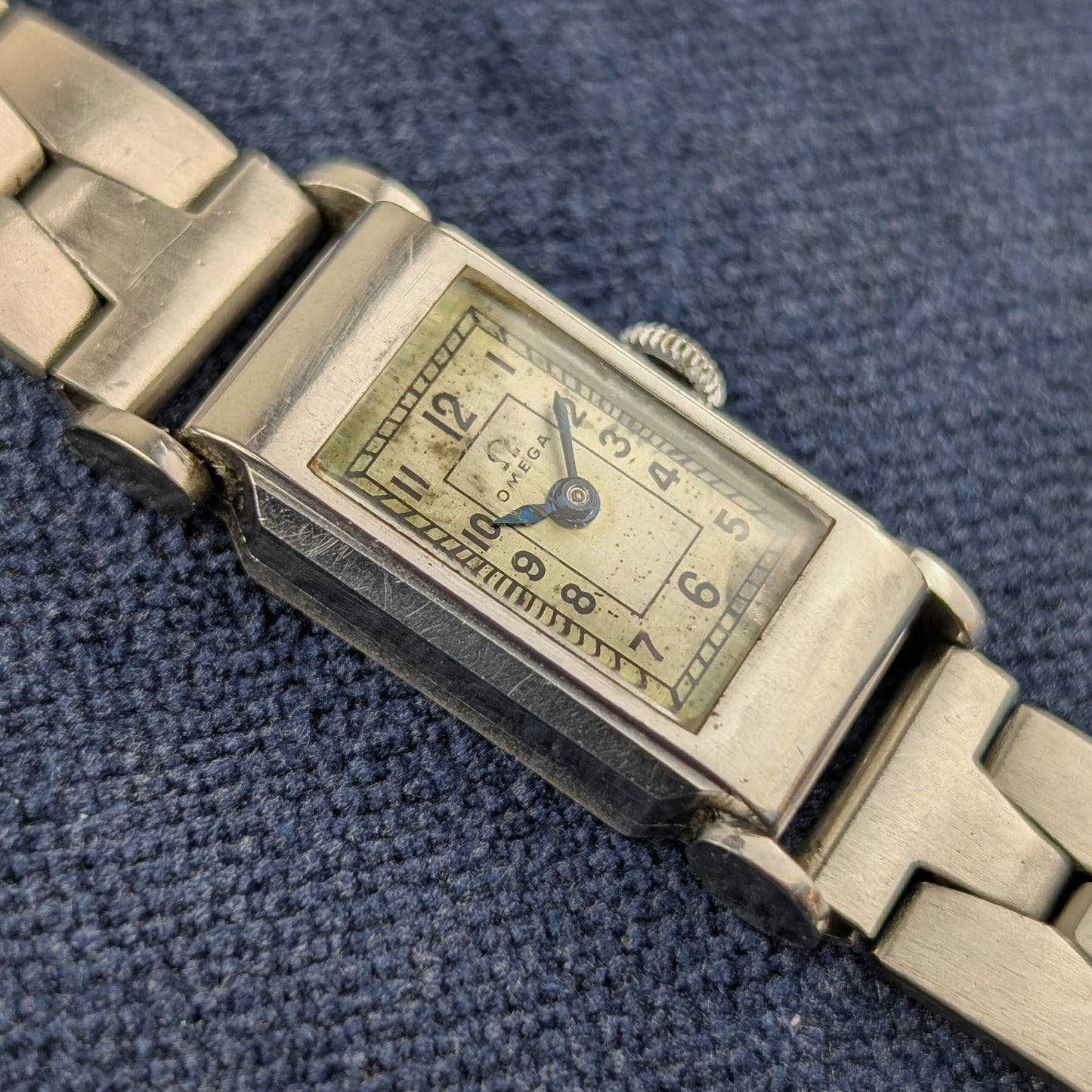 Omega Rectangle Art Deco