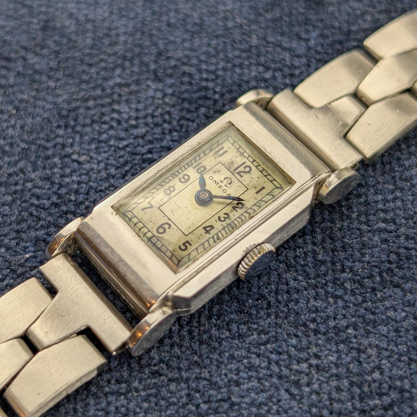 Omega Rectangle Art Deco