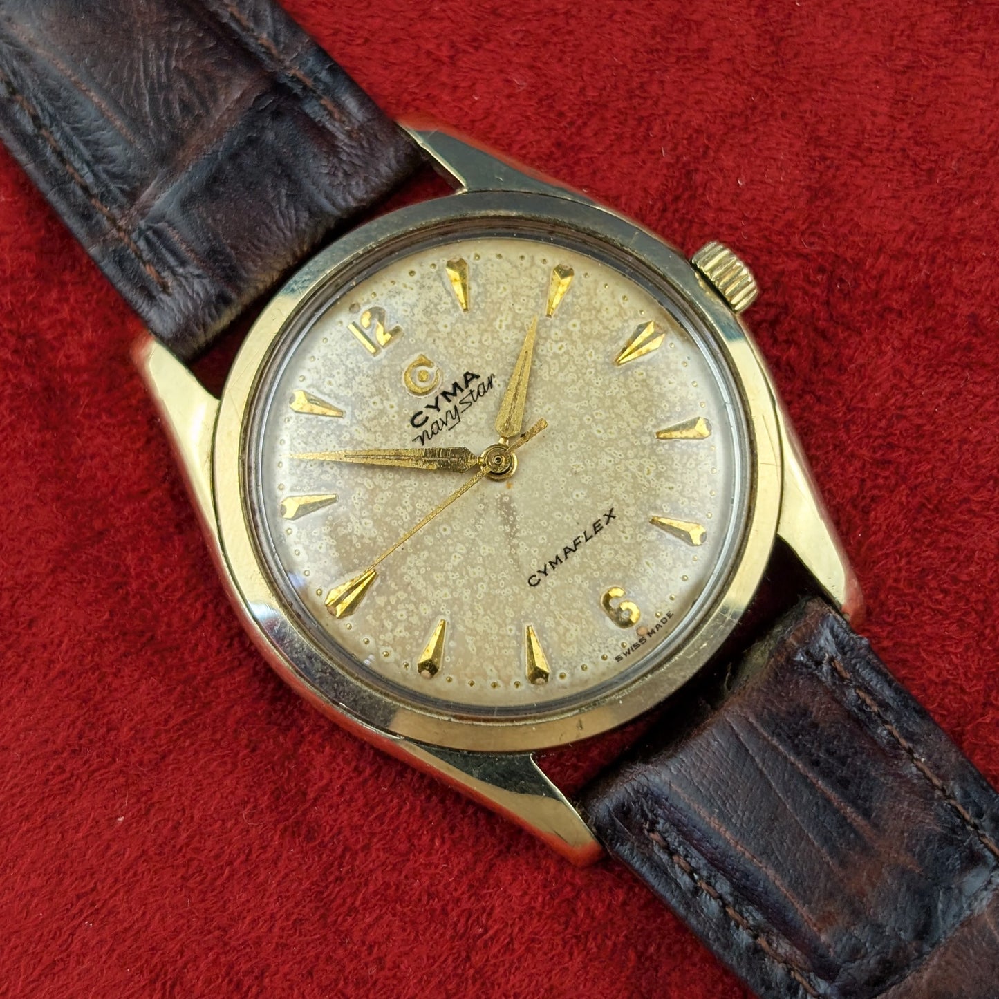 Cyma Navystar 1958 Billard Club Fribourg