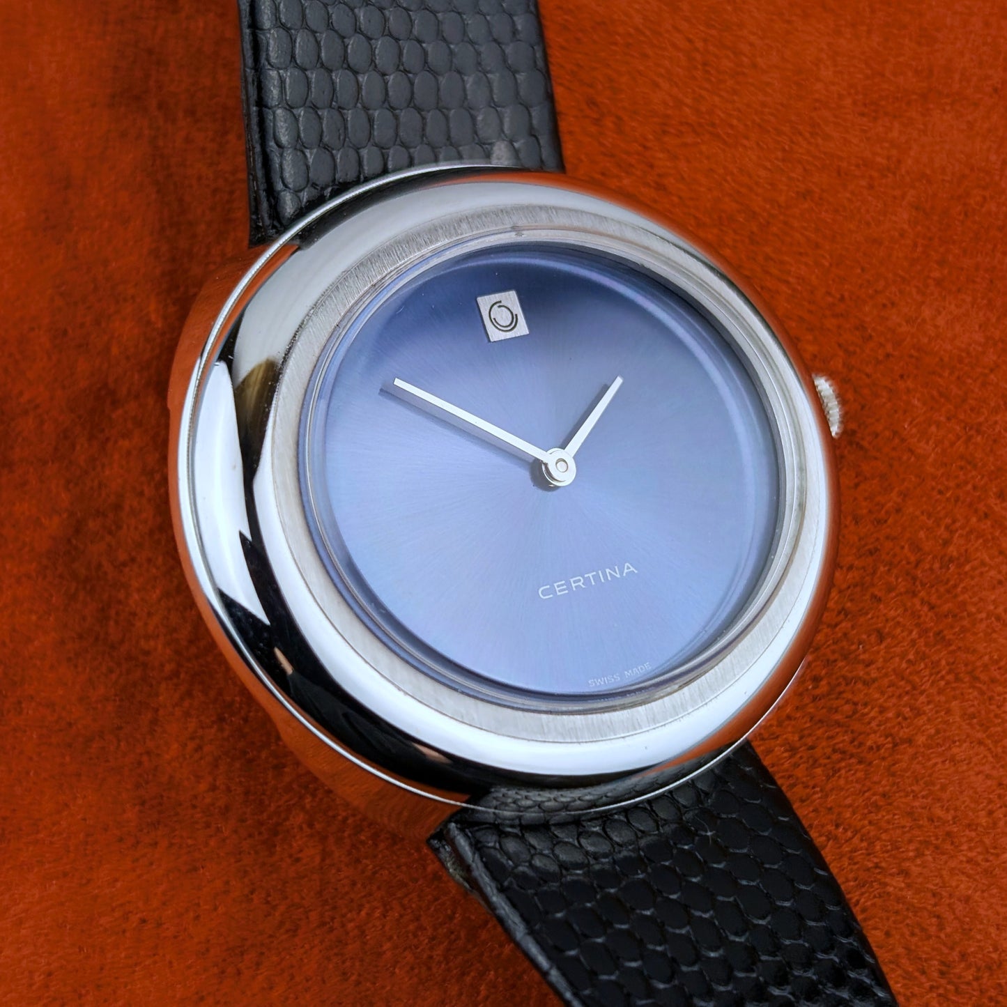 Certina Blue Sunburst