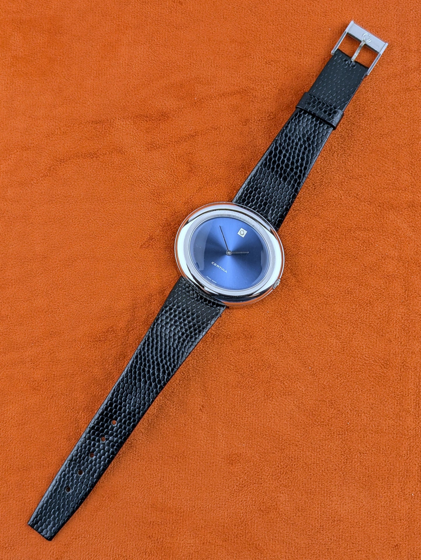 Certina Blue Sunburst
