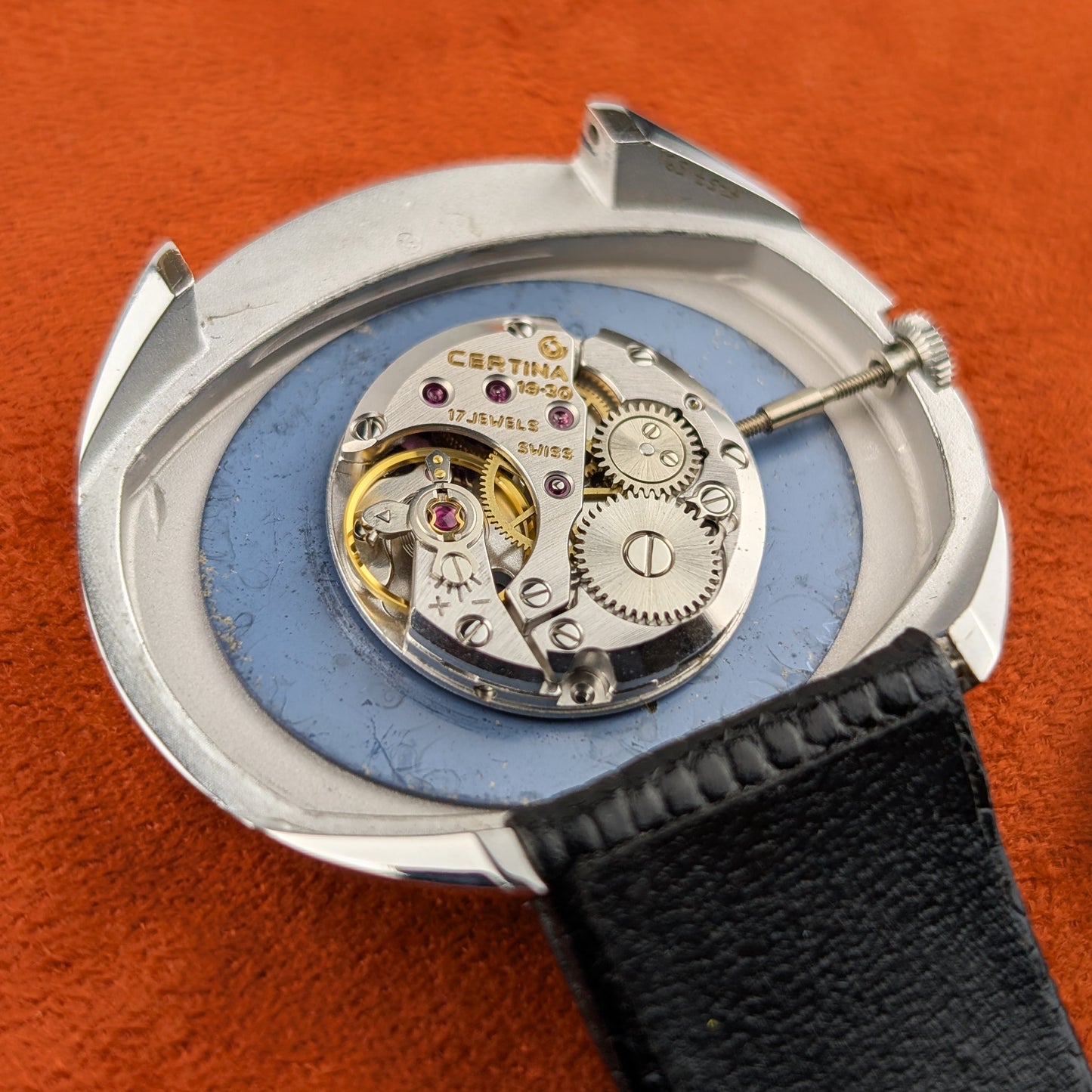 Certina Blue Sunburst