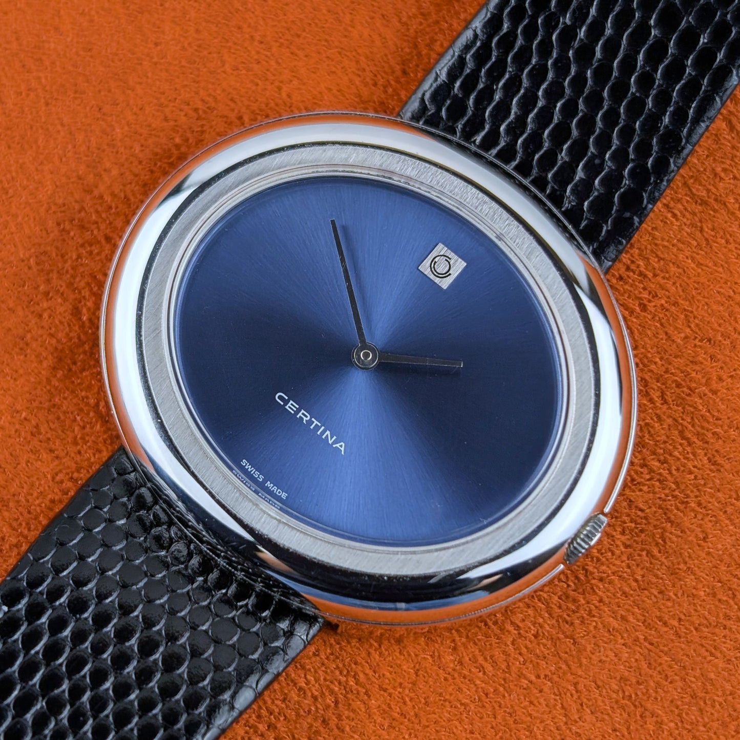 Certina Blue Sunburst