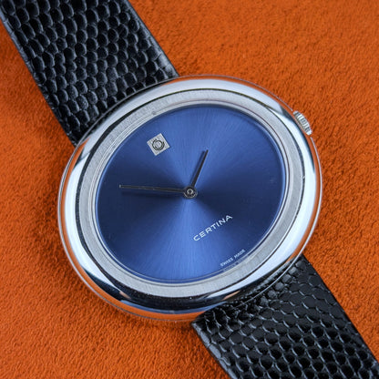Certina Blue Sunburst