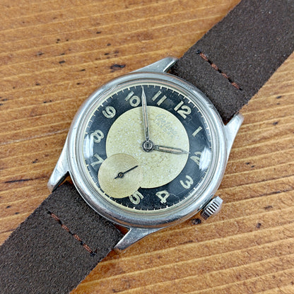 CERTINA Labora Bull's Eye - 1940s - Cal. KF 320 - Steel Case