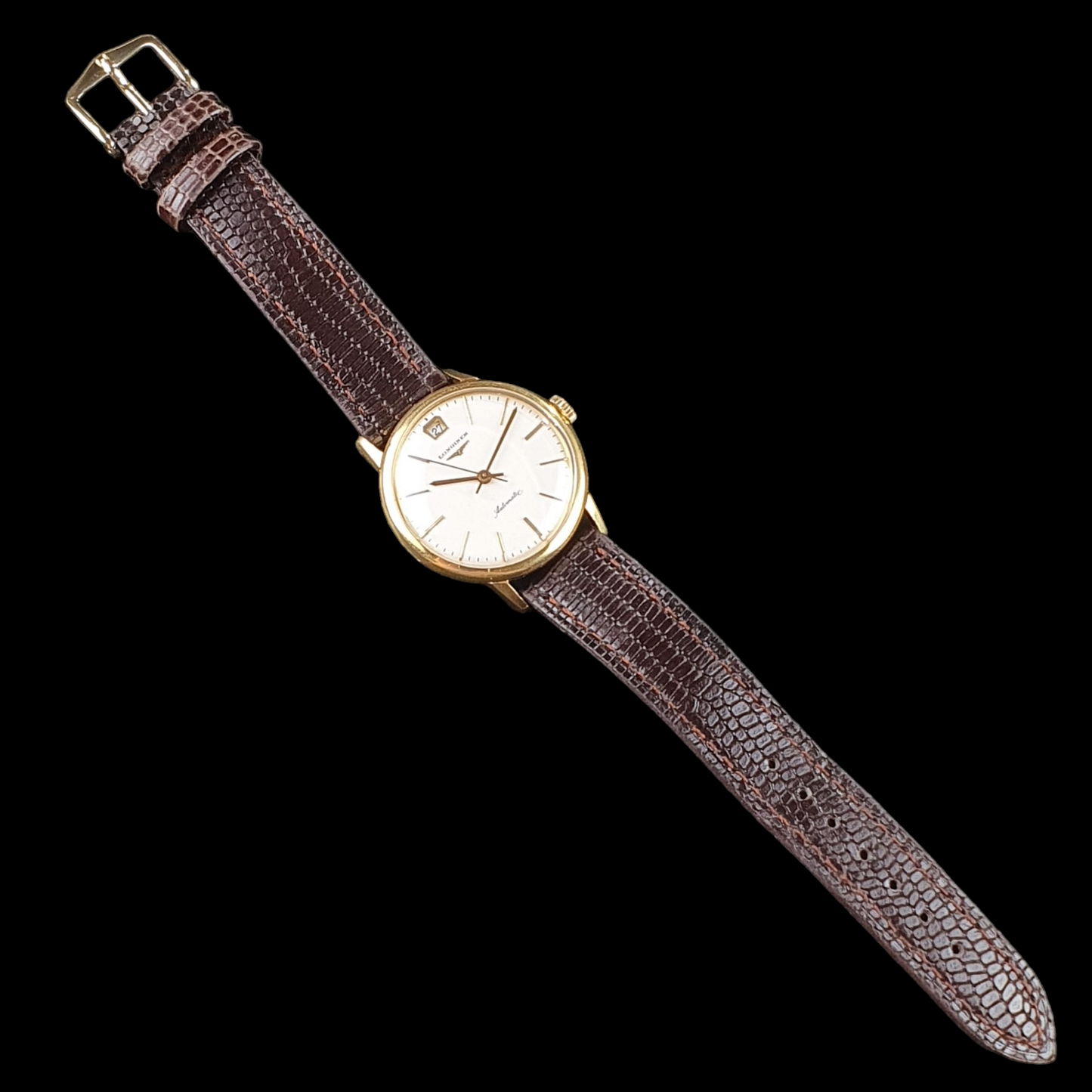 LONGINES Automatic Date - 1960s - 18k Gold Case - Cal. 291