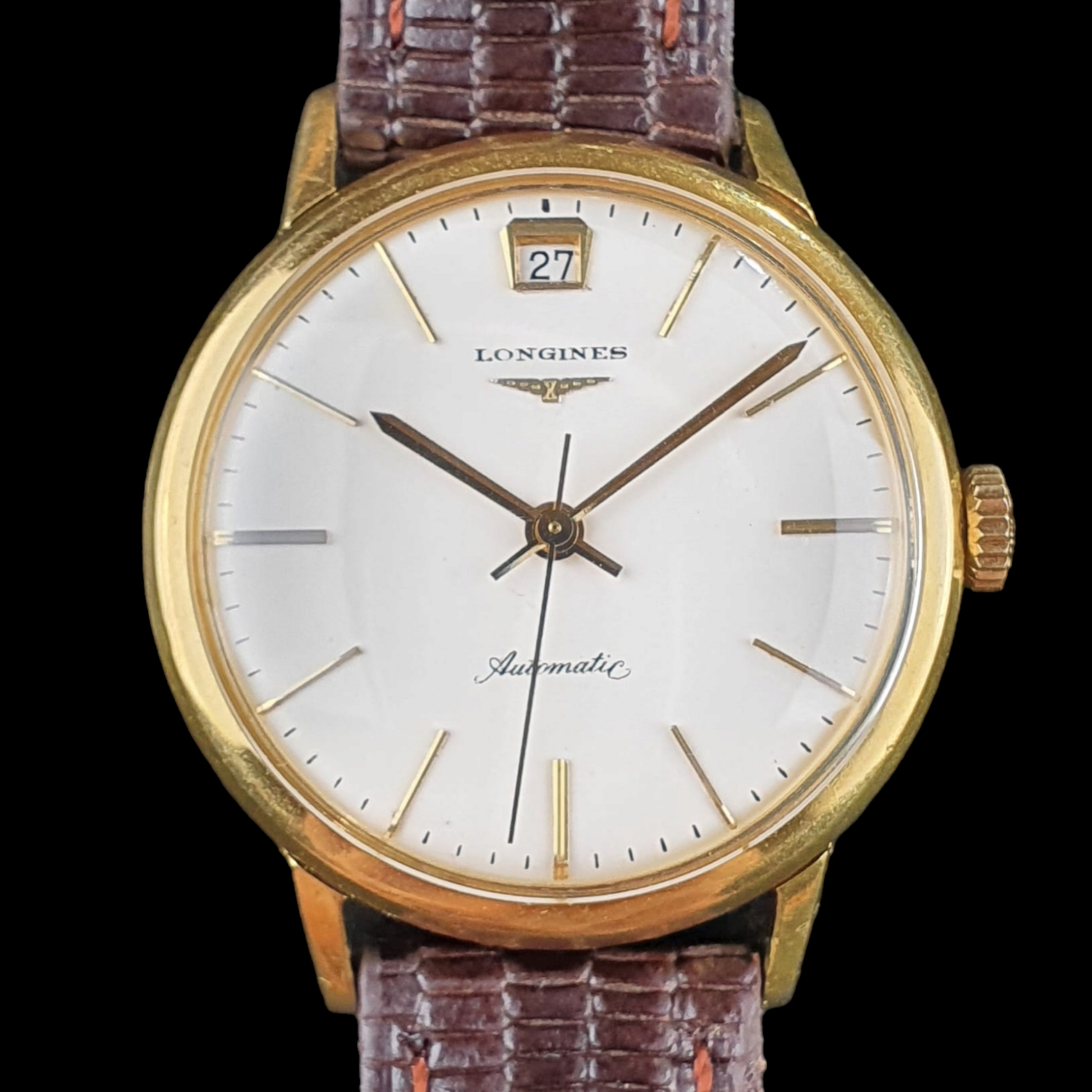 LONGINES Automatic Date - 1960s - 18k Gold Case - Cal. 291 LONGINES Automatic Date - 1960s - 18k Gold Case - Cal. 291