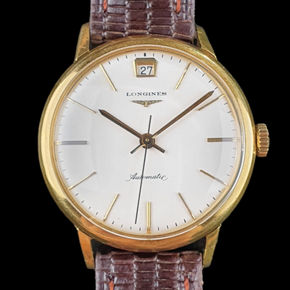 LONGINES Automatic Date - 1960s - 18k Gold Case - Cal. 291