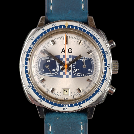 AG Racing Chronograph - "Bakelite" Bezel - 7734