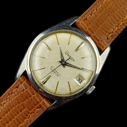 Urech Automatic "41 jewels" - Linen dial - 1950s