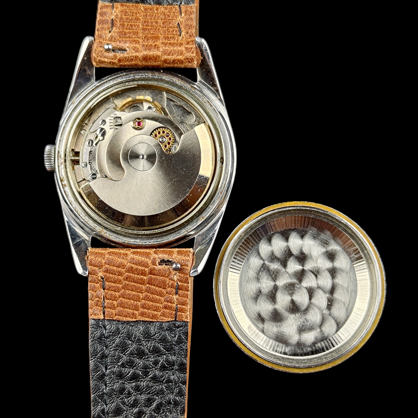 Urech Automatic "41 jewels" - Linen dial - 1950s