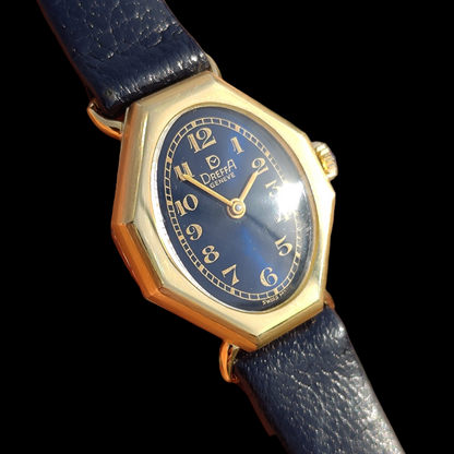 Dreffa Cocktail Watch - 18K Gold - 1970s